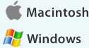 mac,windows